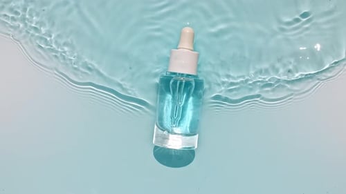Beauty Product Bottle with Water