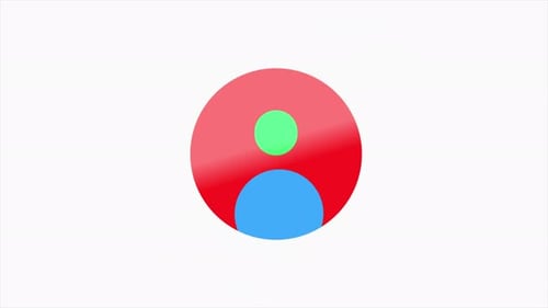 Circles Morphing into User Profile Icon Transition