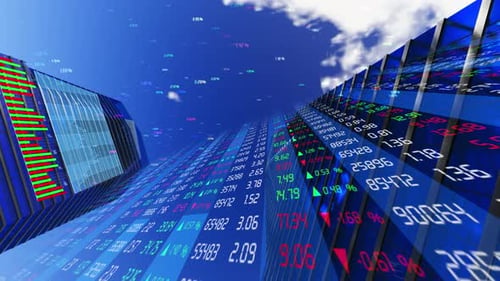 Bürogebäude des Wertpapiermarktes und des Finanzzentrums