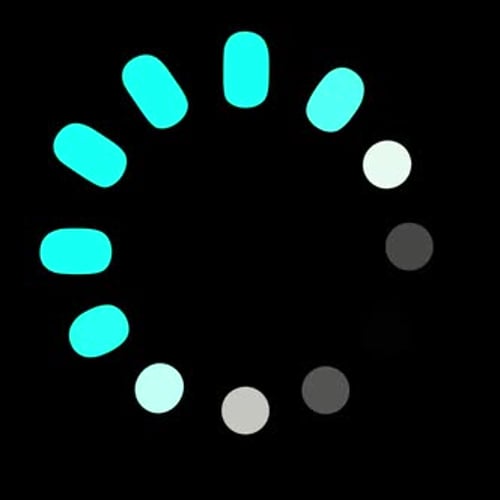 Modern Minimalist Circular Loading Indicator Animation