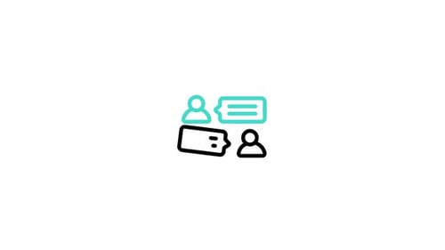 Minimalist Flat Design Communication People Icons Animation
