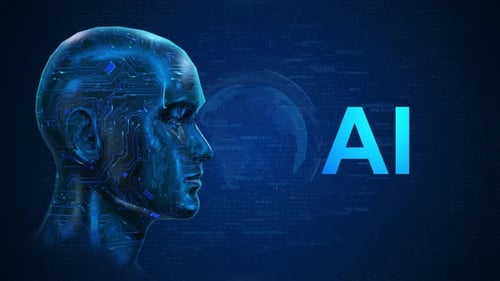 Künstliche Intelligenz, Technologie und Innovation, Prozessor, Chip Tech, Blockchain-Konzept, virtuell