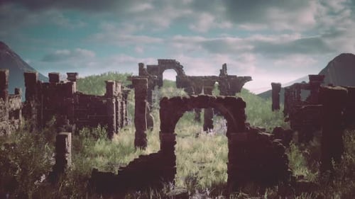 Ruins of Ancient Stone Walls