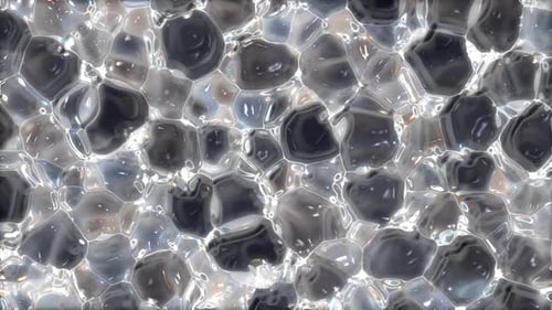 Abstract Fluid Cells Organic Clear Liquid Motion Background Loop