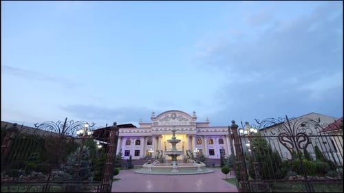 beautiful restaurant called Afrosiyob in Uzbekistan