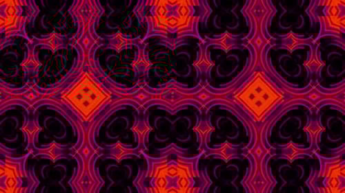 Dynamic Abstract Neon Kaleidoscope Looping Background