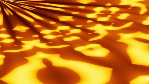 Dynamic Orange and Yellow Liquid Abstract Background