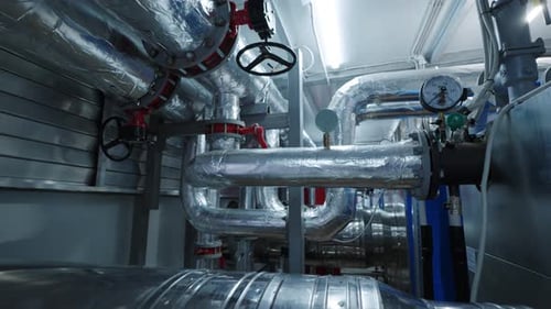 Unité de chauffage individuelle située dans un conteneur modulaire