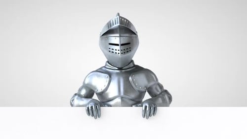 Fun cartoon knight