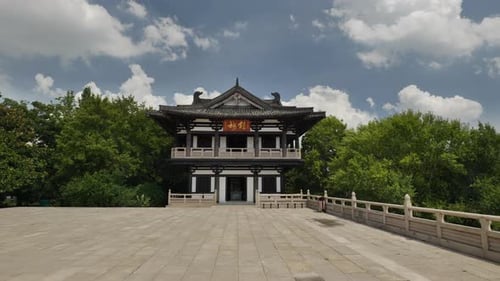 Yangzhou China March 8Th 2022 Scenery Inside Daming Temple
