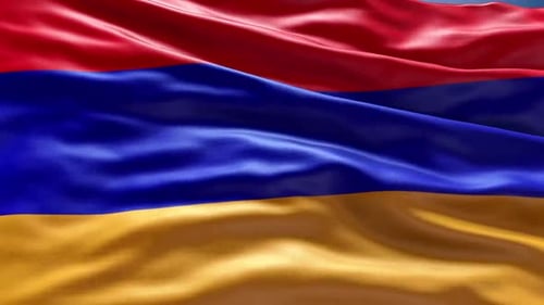 Dynamic Waving Flag Loop with Realistic Fabric Motion