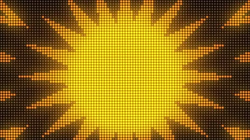 Star Led Light Effect Animation Background Video