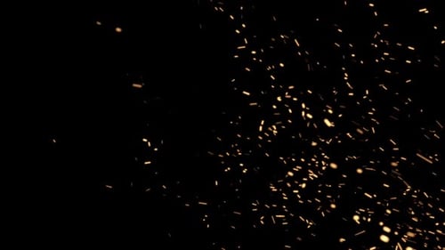 Cinematic fire particles
