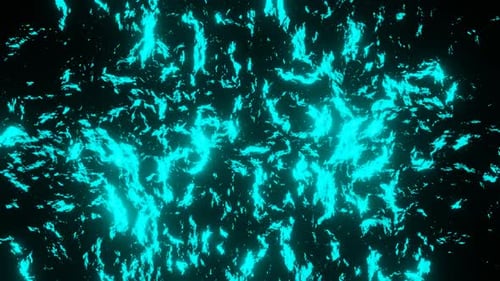 Cyan Moving Abstract Glowing Patterns Background Vj Loop Animation In Hd