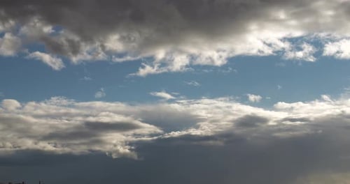Imágenes de Time Lapse de lluvia y nubes de tormenta