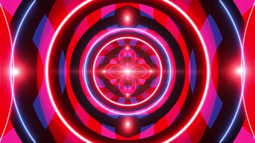 Leuchtendes modernes Symbol Vj Loop
