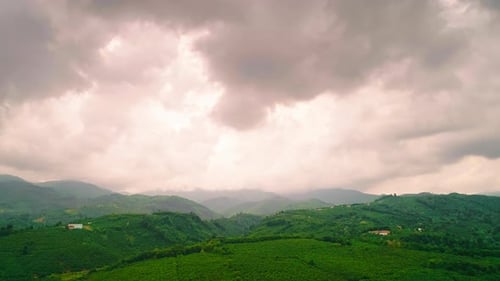 Mountain and Clouds - 4K