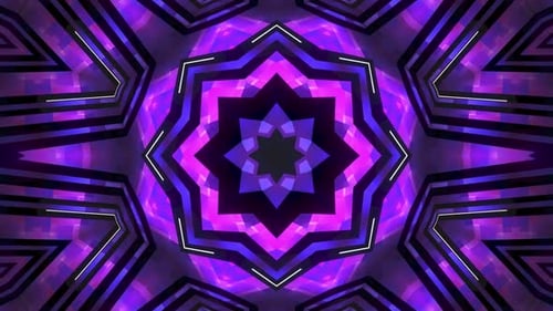 abstract purple vj kaleidoscope