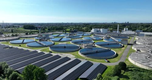 wastewater, sewage treatment plant, water purification, sludge processing and heat and energy genera