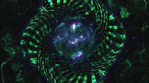 Futuristic Saphere Energy Vortex Animation 12
