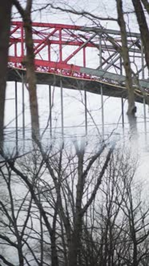 AMVETS Memorial Bridge with Creative Mirror Reflection