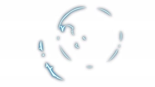 Abstract Glowing Line Burst Animation