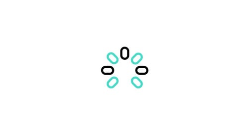 Minimalist Abstract Loading Spinner Icon Animation