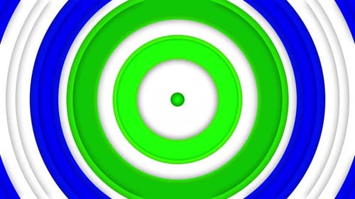 Abstract Expanding Concentric Circles Geometric Background Animation