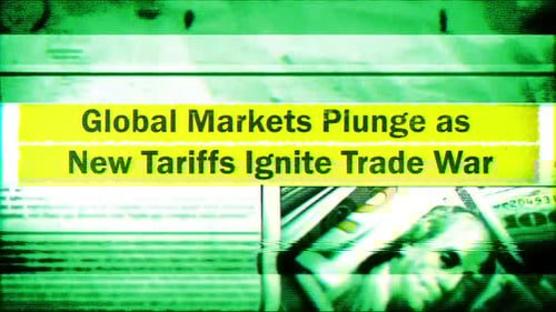 Global Markets Plunge As New Tariffs Ignite Trade War Economy Related Newspaper Headlines