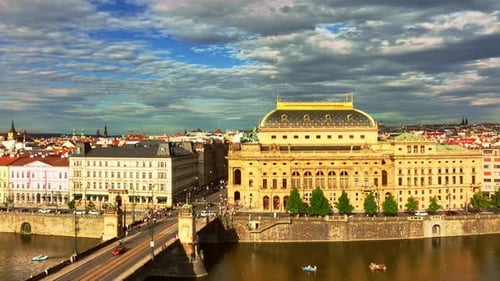 Theatre in Prague City Opera Heritage Across Water Theatre Historic Prague City Center Theatre