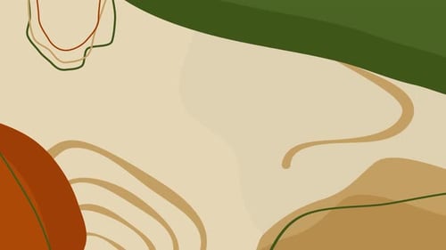 Abstract Fluid Organic Shapes Background Animation