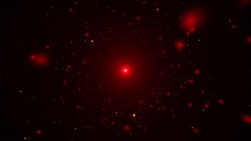 Red Particles Tunnel Loop