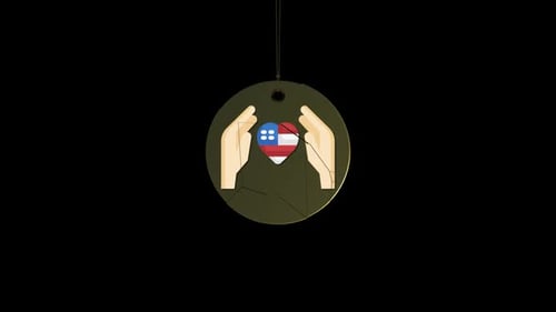 Memorial Day Heart Alpha