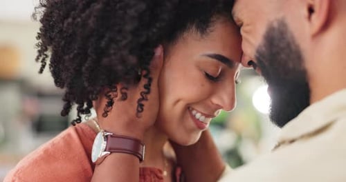 Intimate Couple Embracing with Love