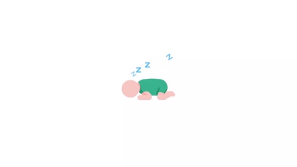 Napping Icon Animation, Elements Motion Graphics ft. alpha channel ...