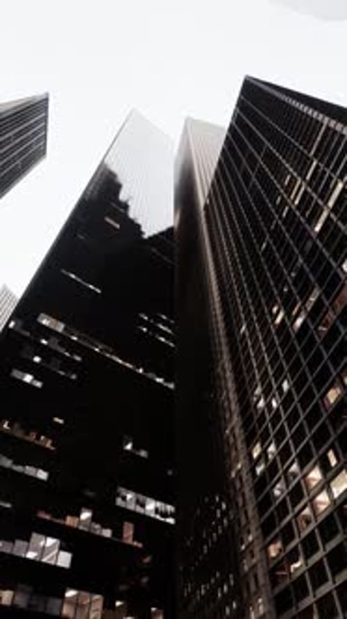 A City Skyline with Towering Buildings