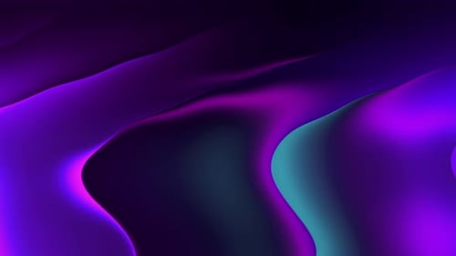 Modern Fluid Abstract Background with Neon Purple and Blue Waves