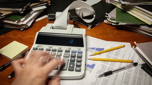 Büro Zu viel Papierkram