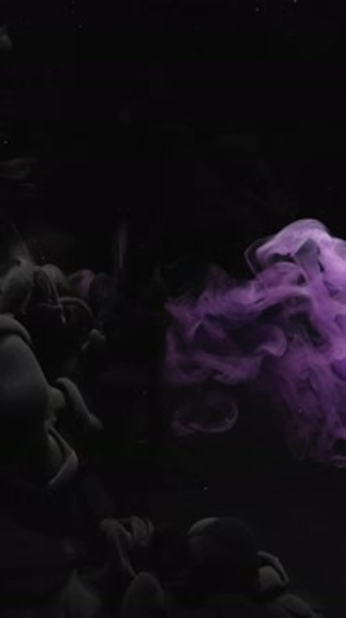 Tinta vertical Water Shot Fume Cloud Roxo Preto
