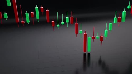 Market Research Graph Price Movement On Dark