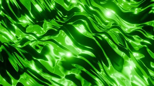 Eevee Wave 4 K Vj Loop Futuristic Music Background Animation Green
