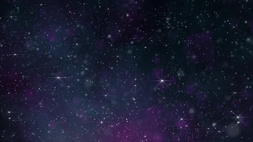 Shimmering Glittering Particles And Stars Loop 4k