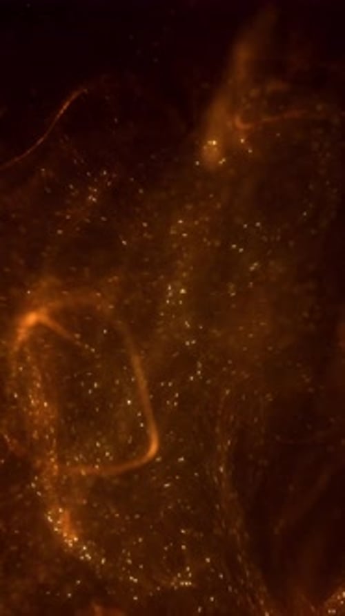 Elegant Festive Golden Abstract Particle Flow Wallpaper Vertical Loop Background