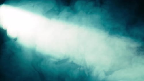 Single Beam of Light with Smoky Atmosphere