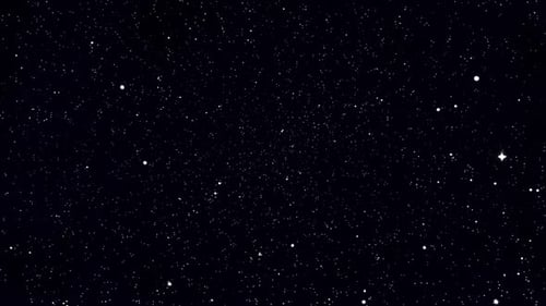Fondo gráfico animado de vuelo espacial a través de Starfield Ani