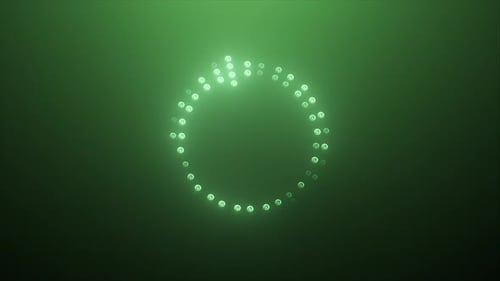 Grüner Hightech-LED-Equalizer