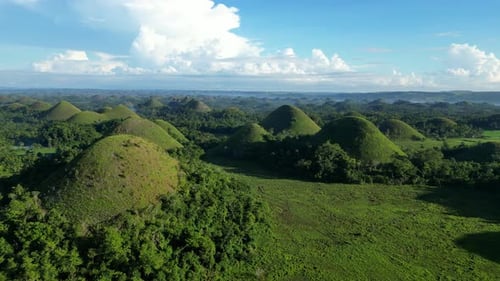 The Hills in the Philippines at sunrise