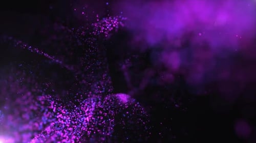 HD Abstract Wave Energy Field | Particle Turbulence Lines Background Loop