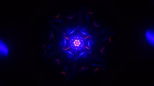 Captivating VJ Flicker Enchanting Neon Loop