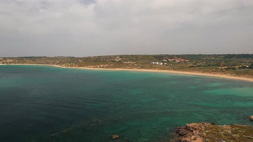 Blick auf eine Lagune.